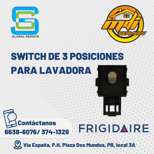 SWITCH LAVADORA FRIGIDAIRE 137052500
